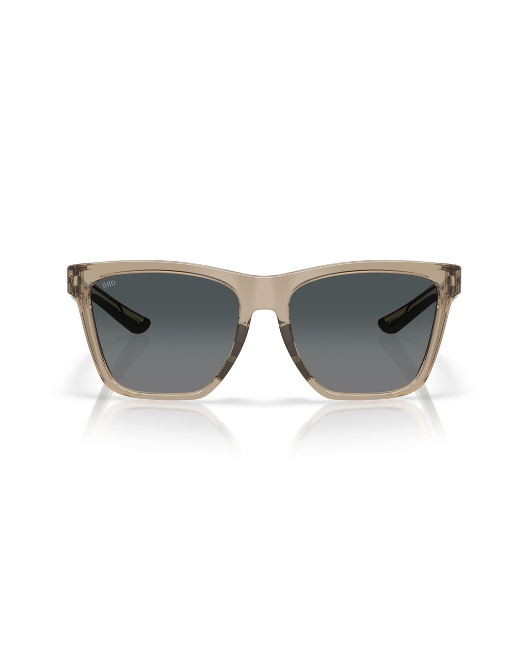 Costa Del Mar Gray 57Mm Polarized Rectangular Sunglasses