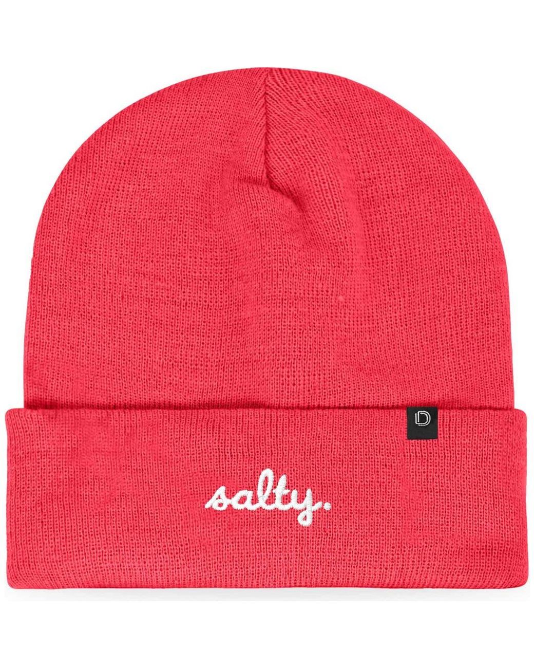 Alix Red Salty Beanie Cap