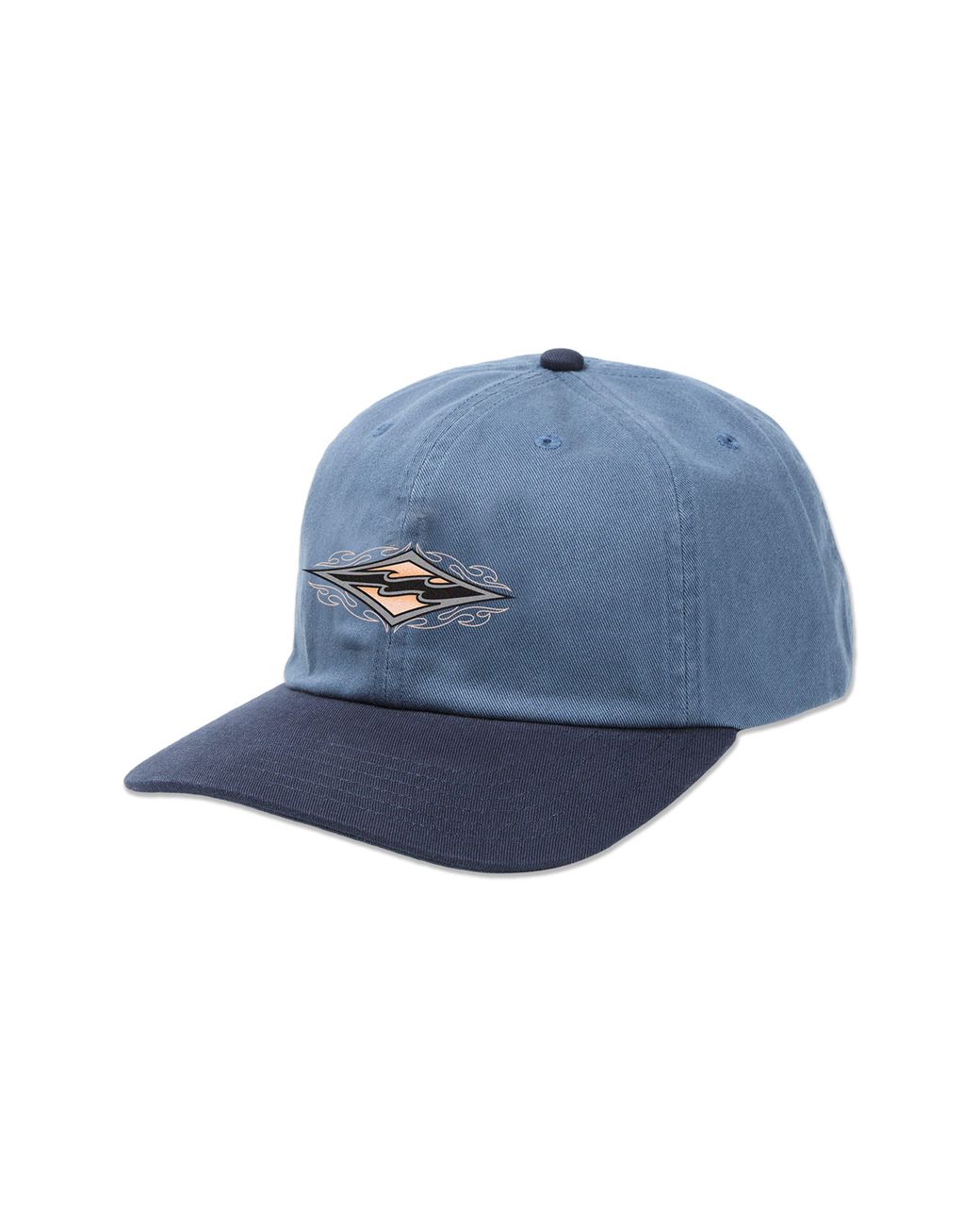 Billabong Blue Throwback Snapback Baseball Cap for men