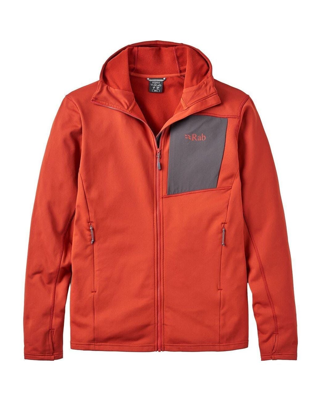 Rab Red Superflux Hooded Jacket for men