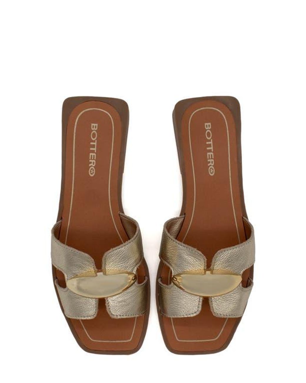 BOTTER Brown Cutout Slide Sandal
