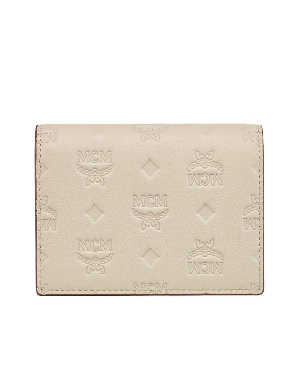 MCM Aren Flap Trifold Mini Wallet