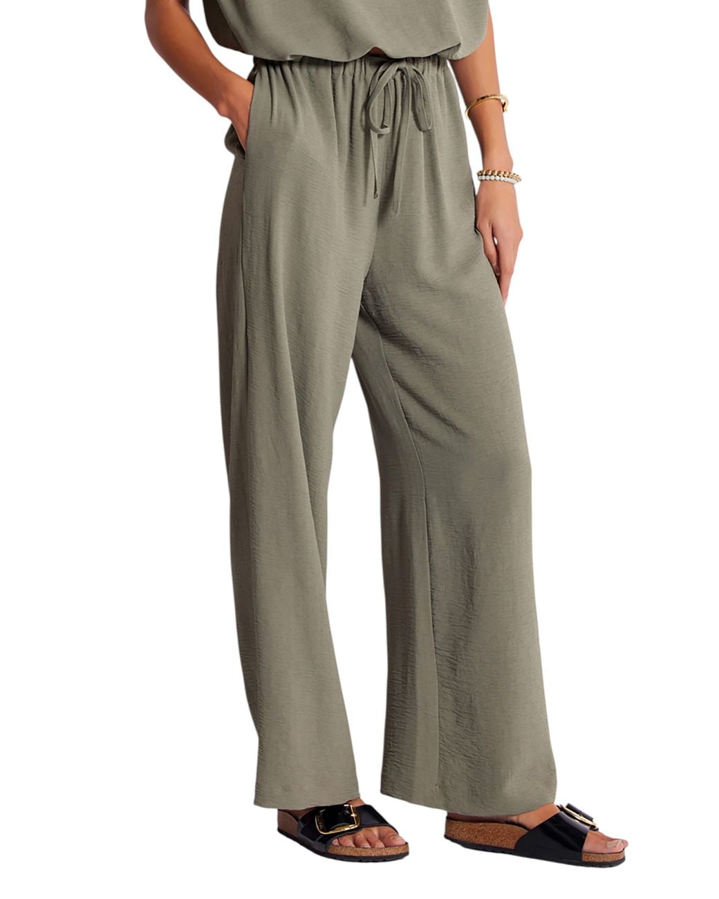 Bishop + Young Green Serafina Drawstring Pant