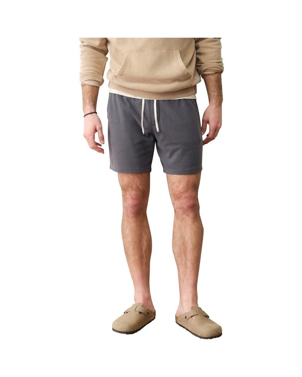 Marine Layer Blue Cloud 9 Terry Shorts for men