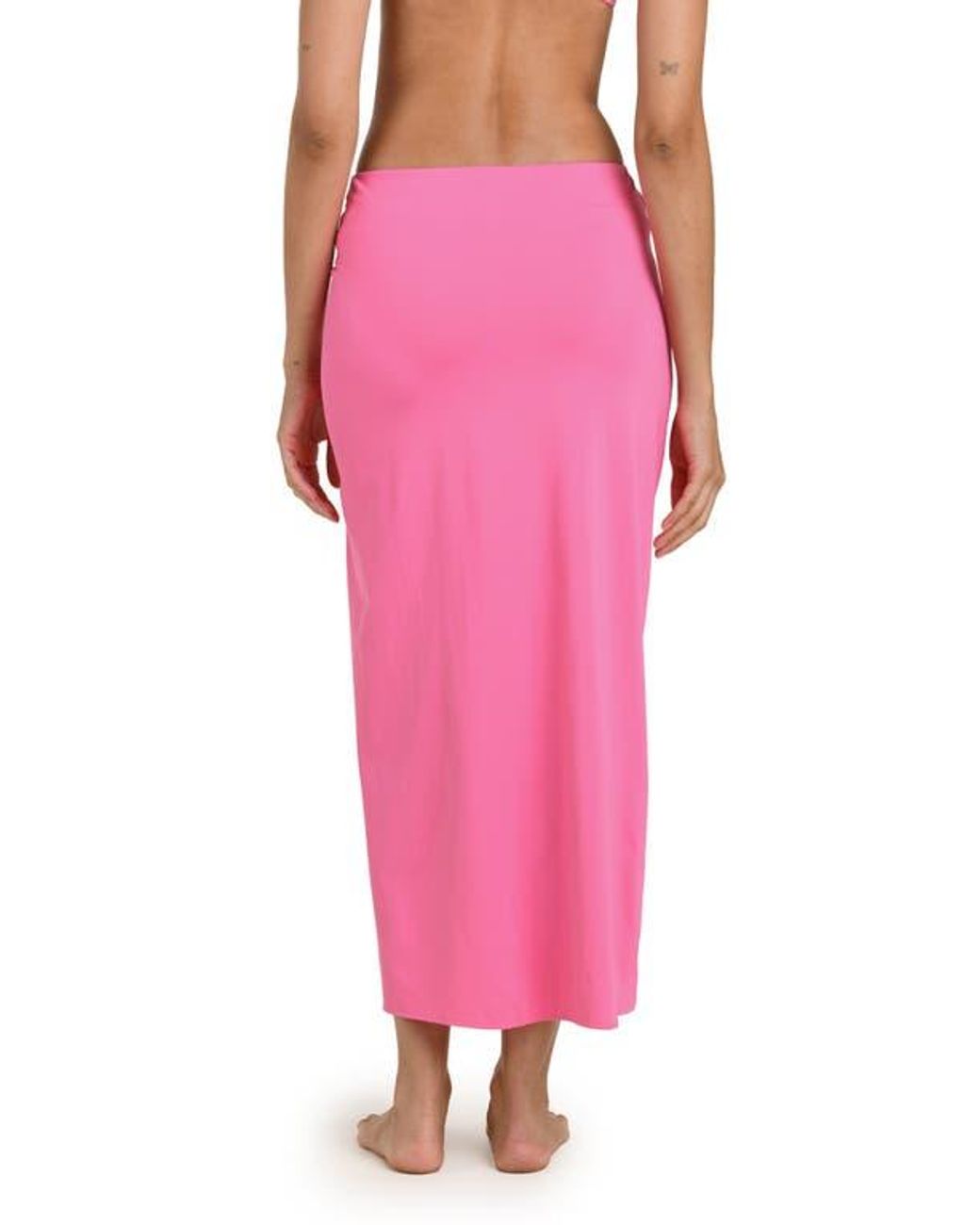 La Blanca Island Goddess Side Slit Cover-Up Skirt in Pink | Lyst