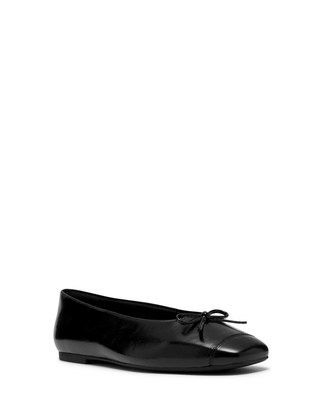Clarks Black Befana Bow Leather Flat