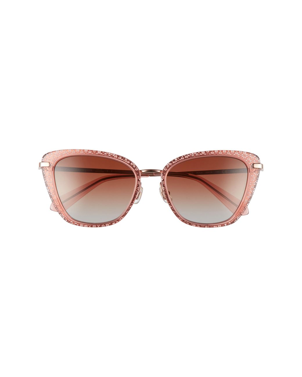 Kate Spade Thelma 53mm Gradient Cat Eye Sunglasses in Brown - Lyst