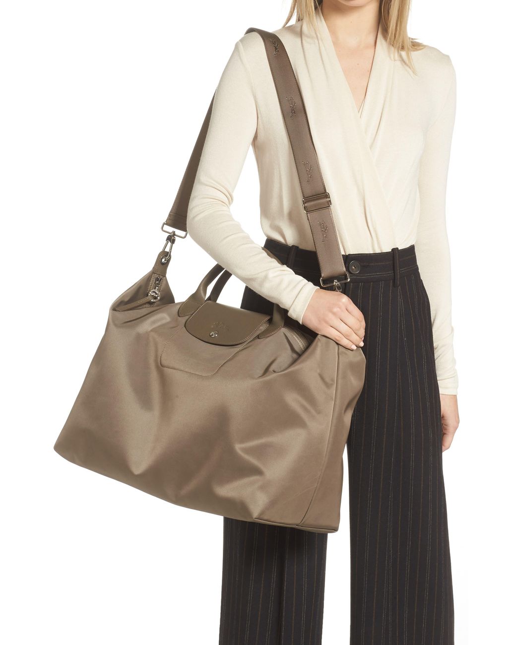 longchamp le pliage neo brown