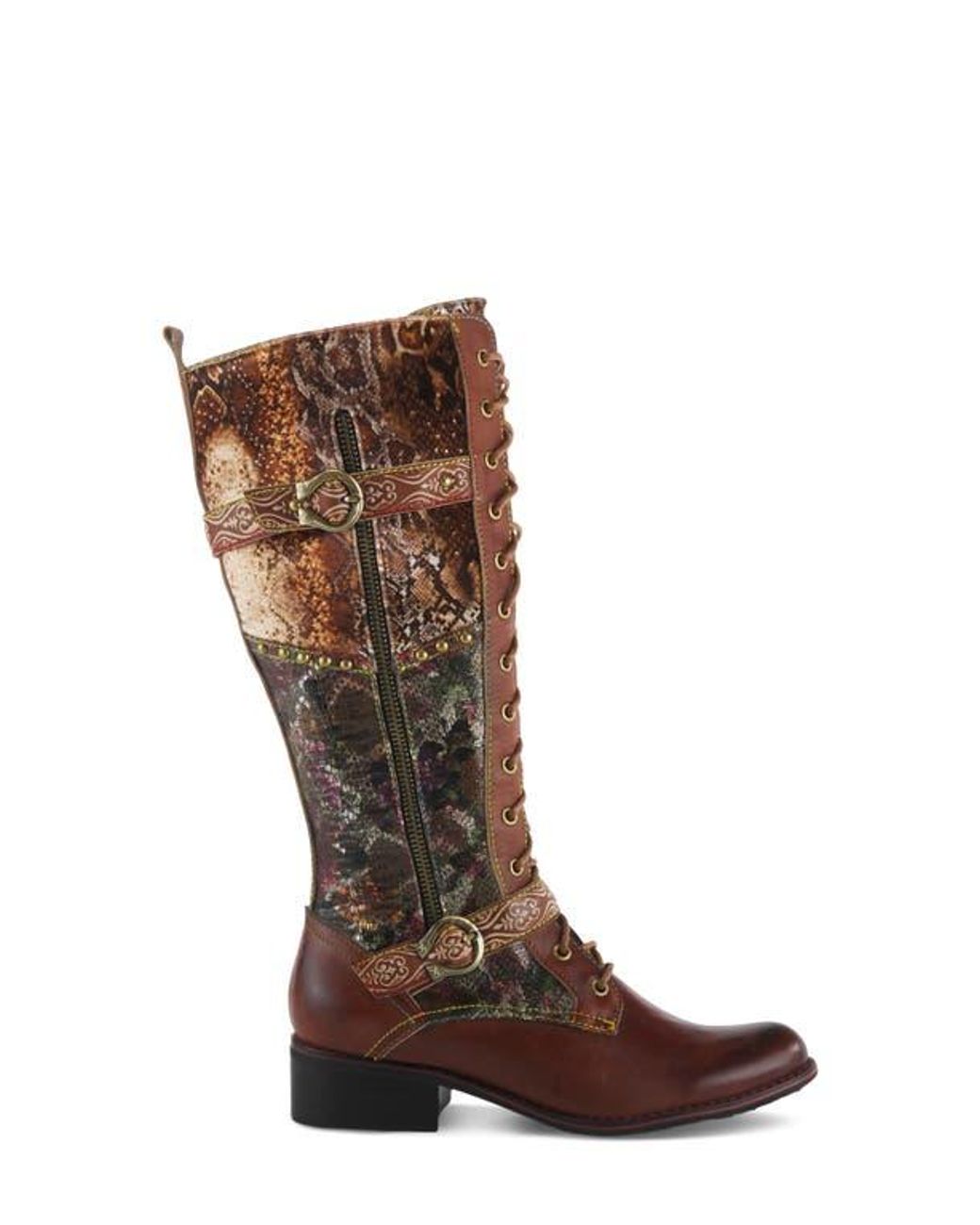 Spring Step Brown Vaneyck Knee High Boot