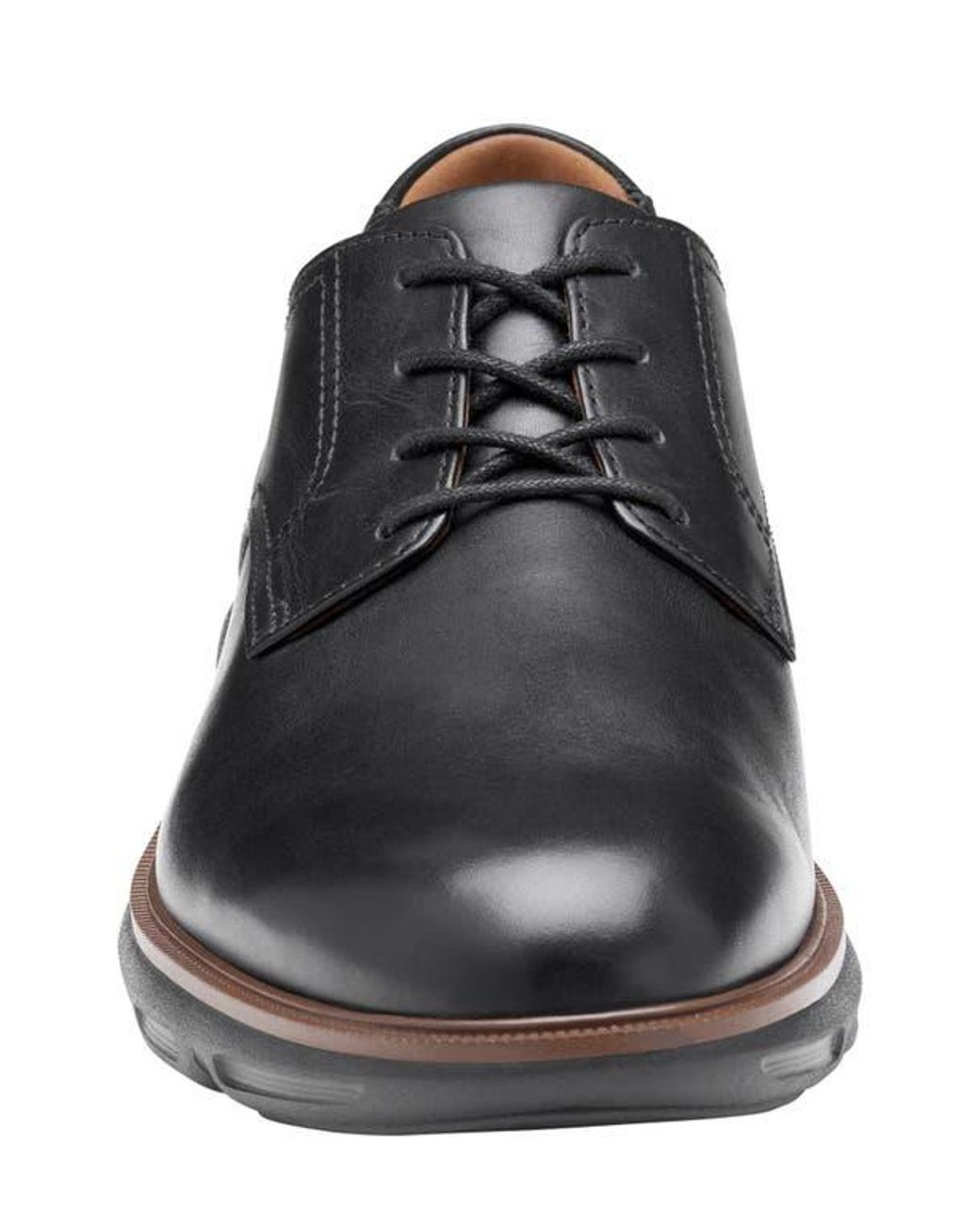 Johnston & Murphy Gray Larkin Plain Toe Derby for men