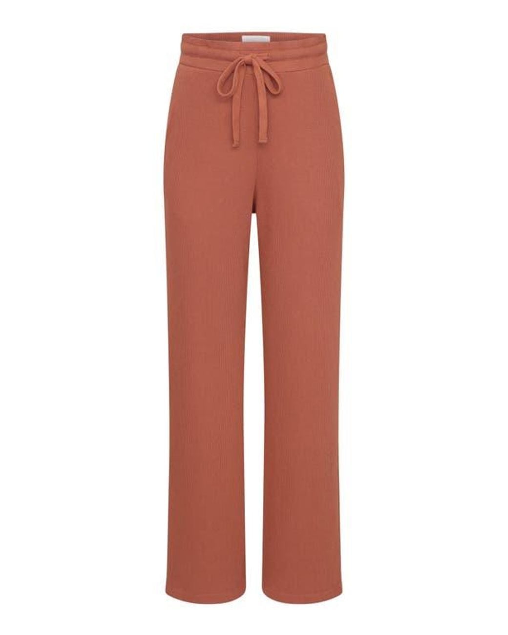 Losano Red Organic Cotton Drawstring Pant