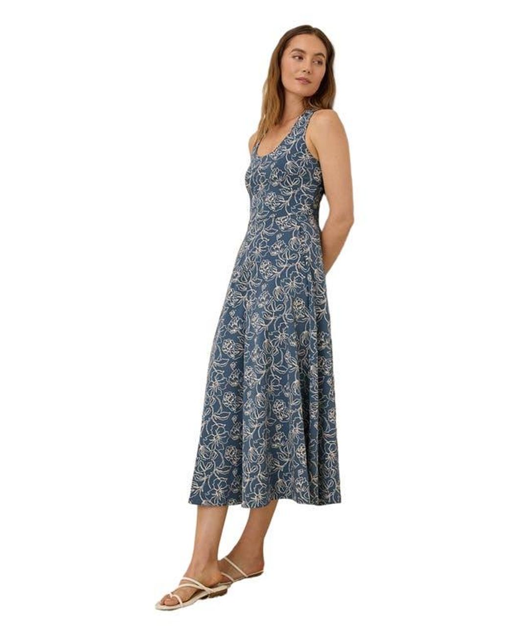 pact fit & flare open back maxi dress Women's Fit & Flare Open Back Maxi Dress