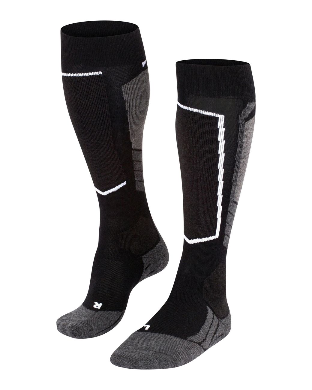 Falke Black Sk2 Intermediate Wool Ski Socks