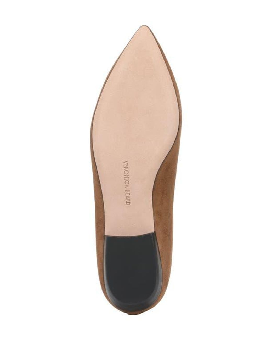 Veronica Beard Brown Bancroft Pointed Toe Flat