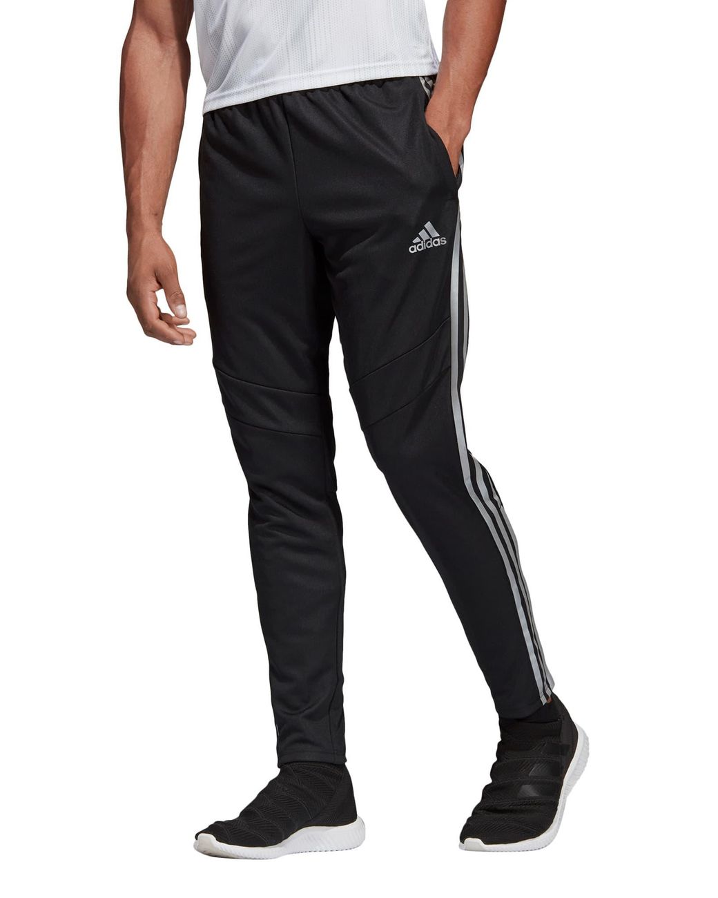 adidas Tiro 19 Training Track Pants in Black/ Silver (Black) for Men - Lyst