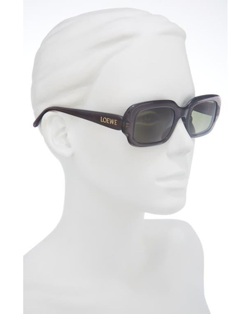 Loewe Brown 51Mm Rectangular Sunglasses