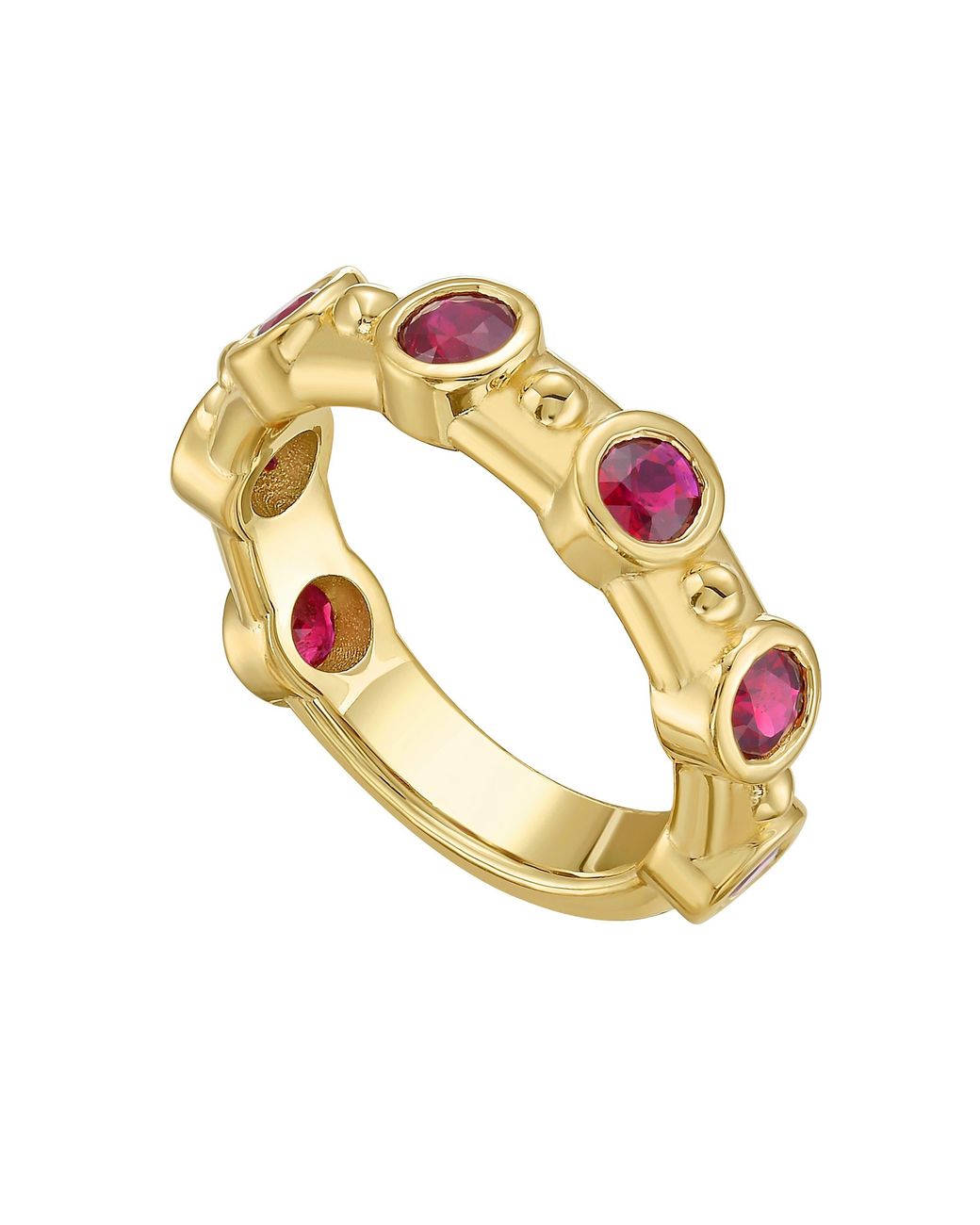 Lionheart Metallic 14K Aurelia Ruby Ring