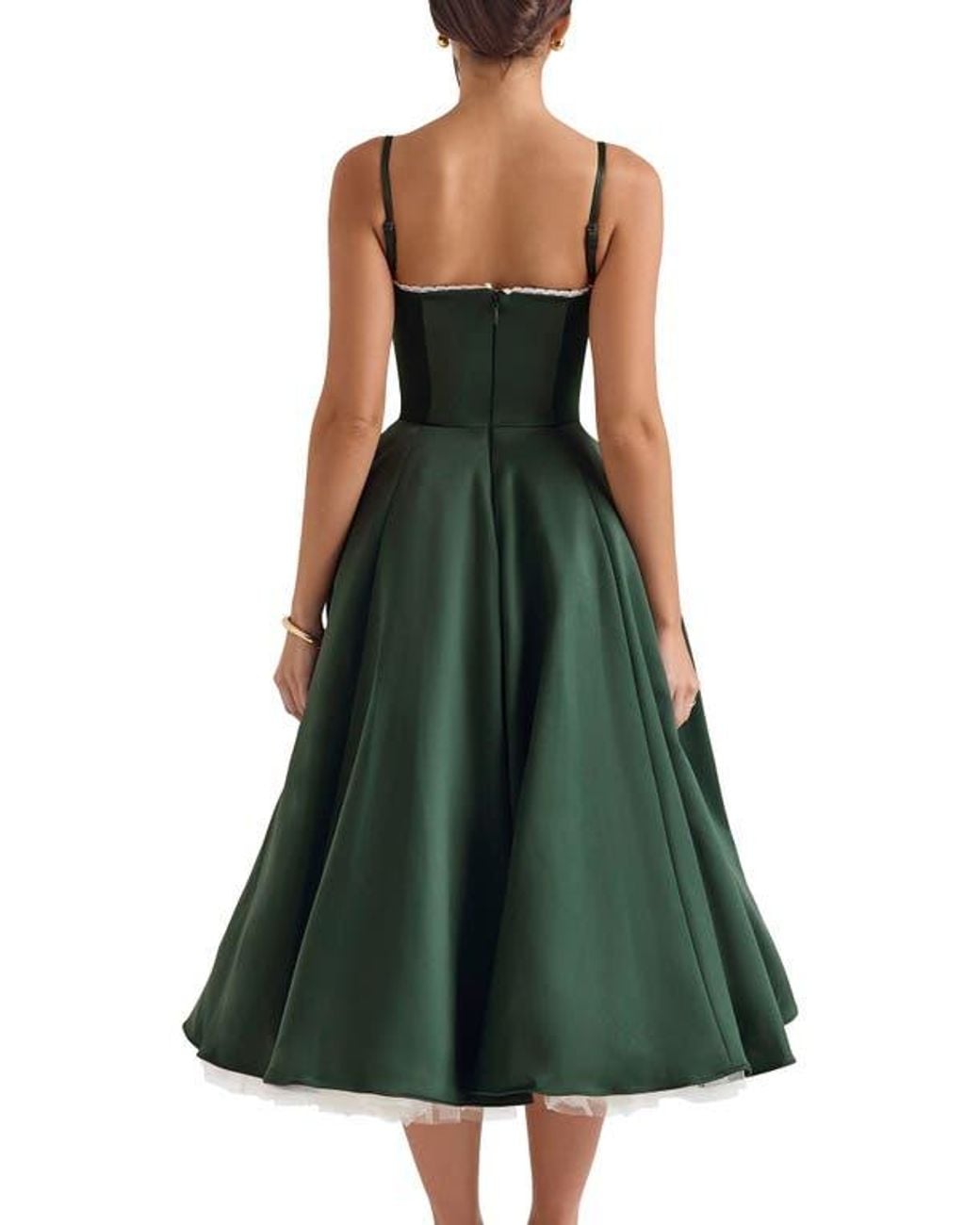 muse low waist square neck midi dress Midnight Muse Strappy Back Midi Dress Champagne