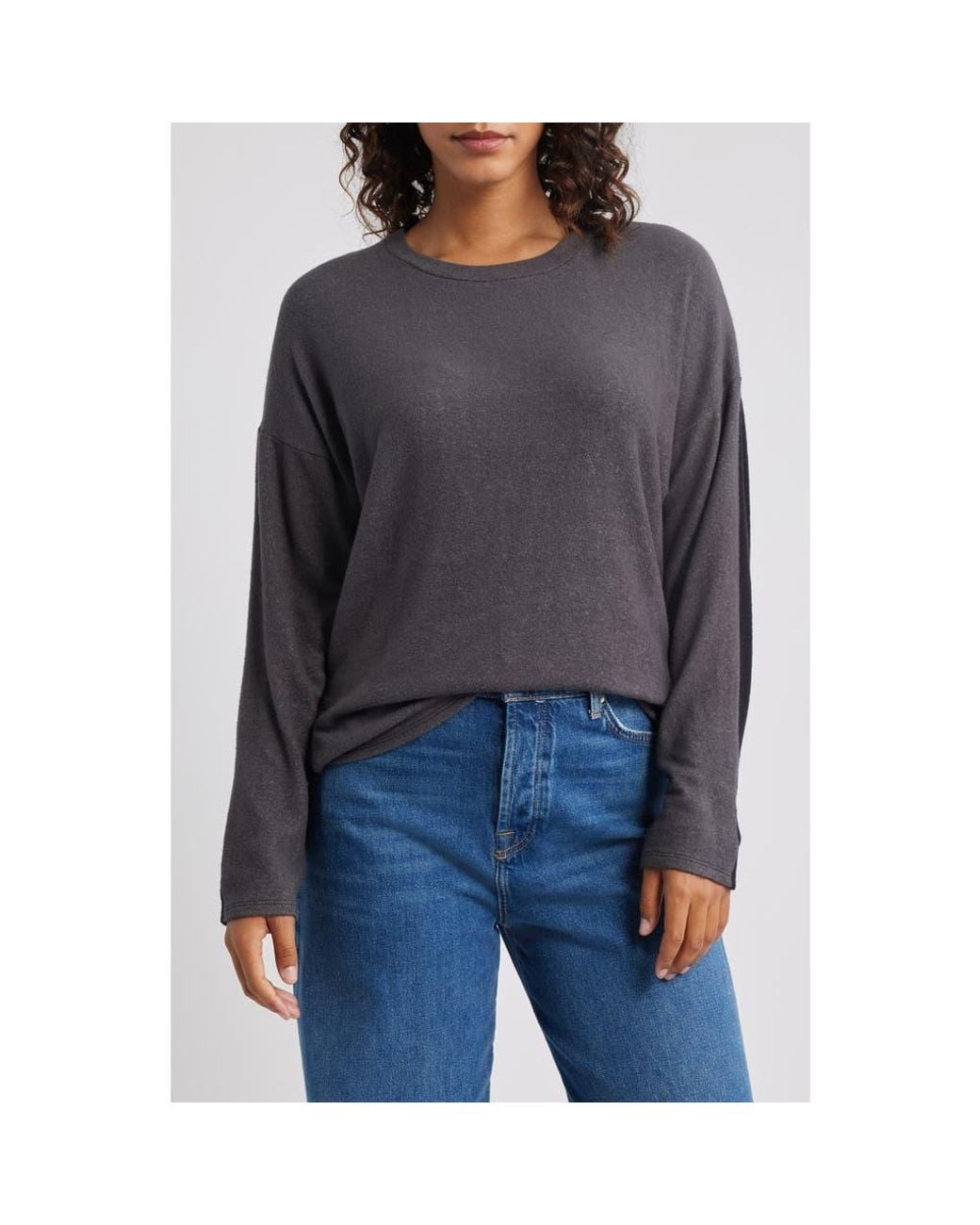 Loveappella Black High-Low Tunic Top