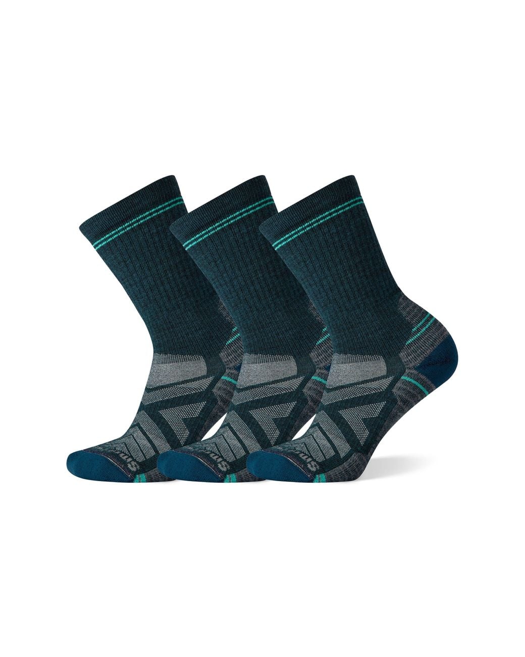 Smartwool Blue Hike Light 3-Pack Cushion Crew Socks