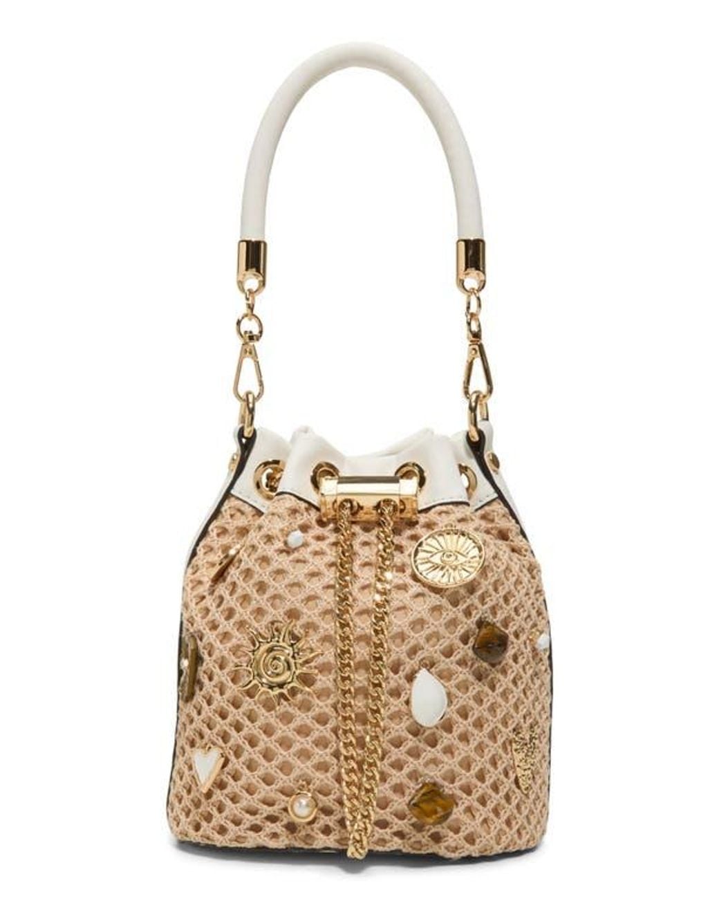 ALDO Metallic Shellinax Bucket Bag