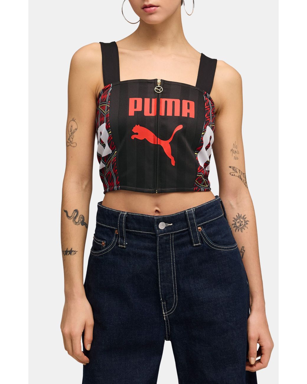PUMA Blue Future Archive Crop Tank