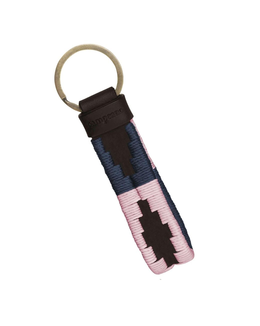 Pampeano Black Charro Loop Leather Keychain for men