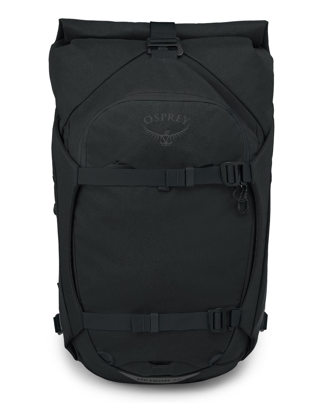 Osprey Black Metron 22-Liter Water Repellent Roll Top Backpack for men