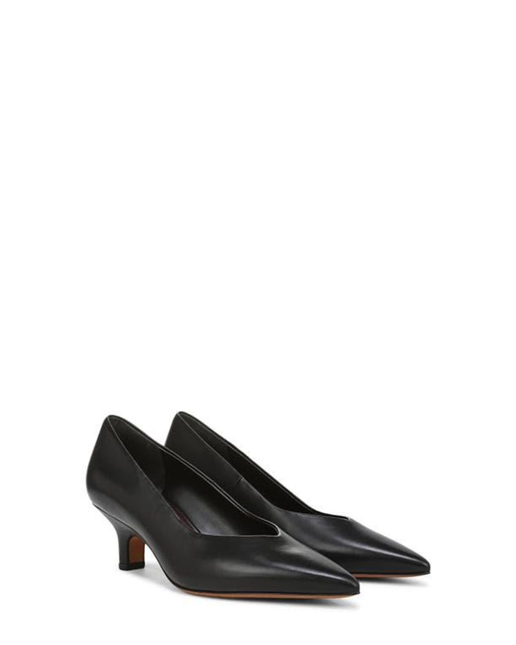 Vince Black Livia Pointed Toe Pump