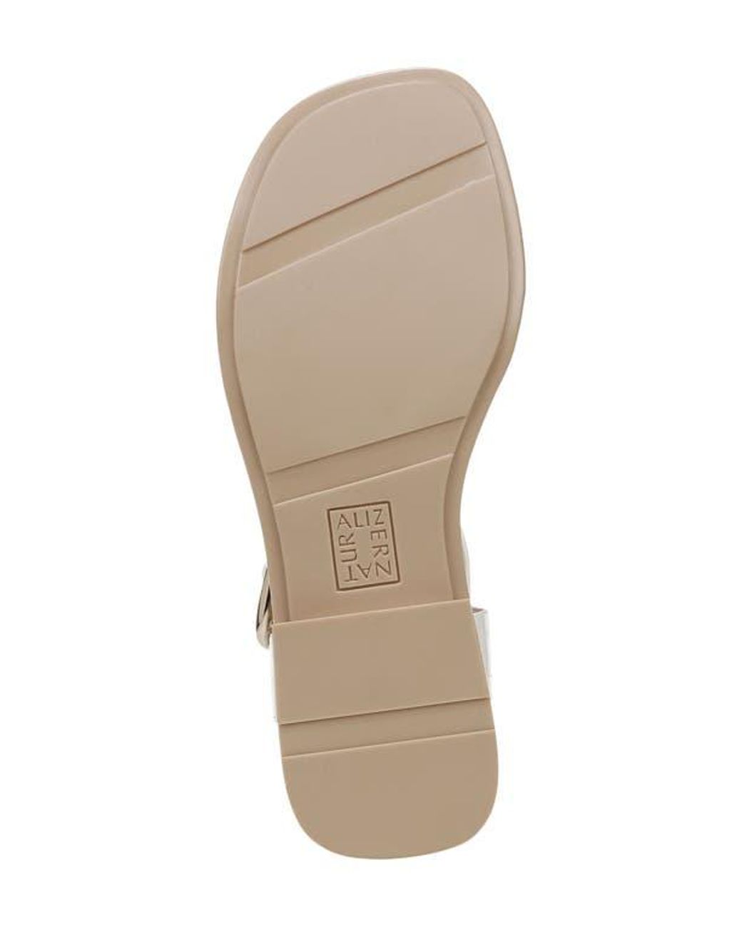 Naturalizer White Brandy T-Strap Sandal