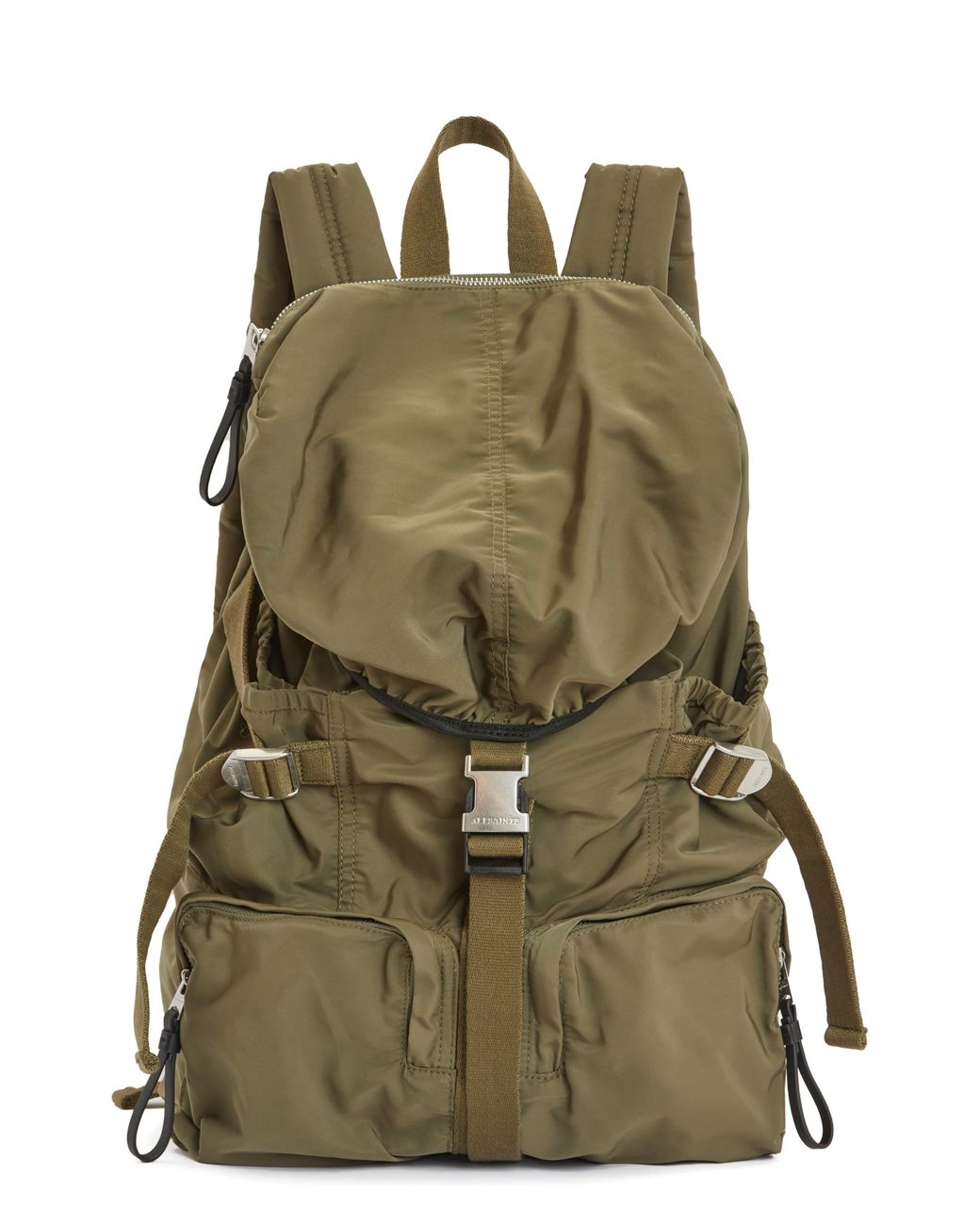 AllSaints Ren Nylon Hiking Backpack in Green Lyst