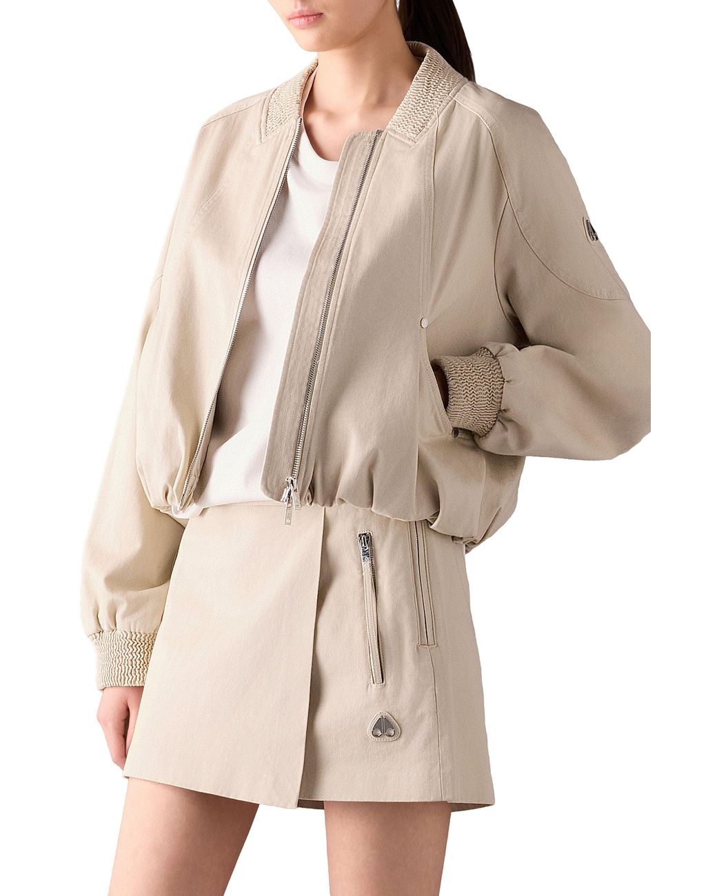 Moose Knuckles Natural Cardin Cotton Jacket