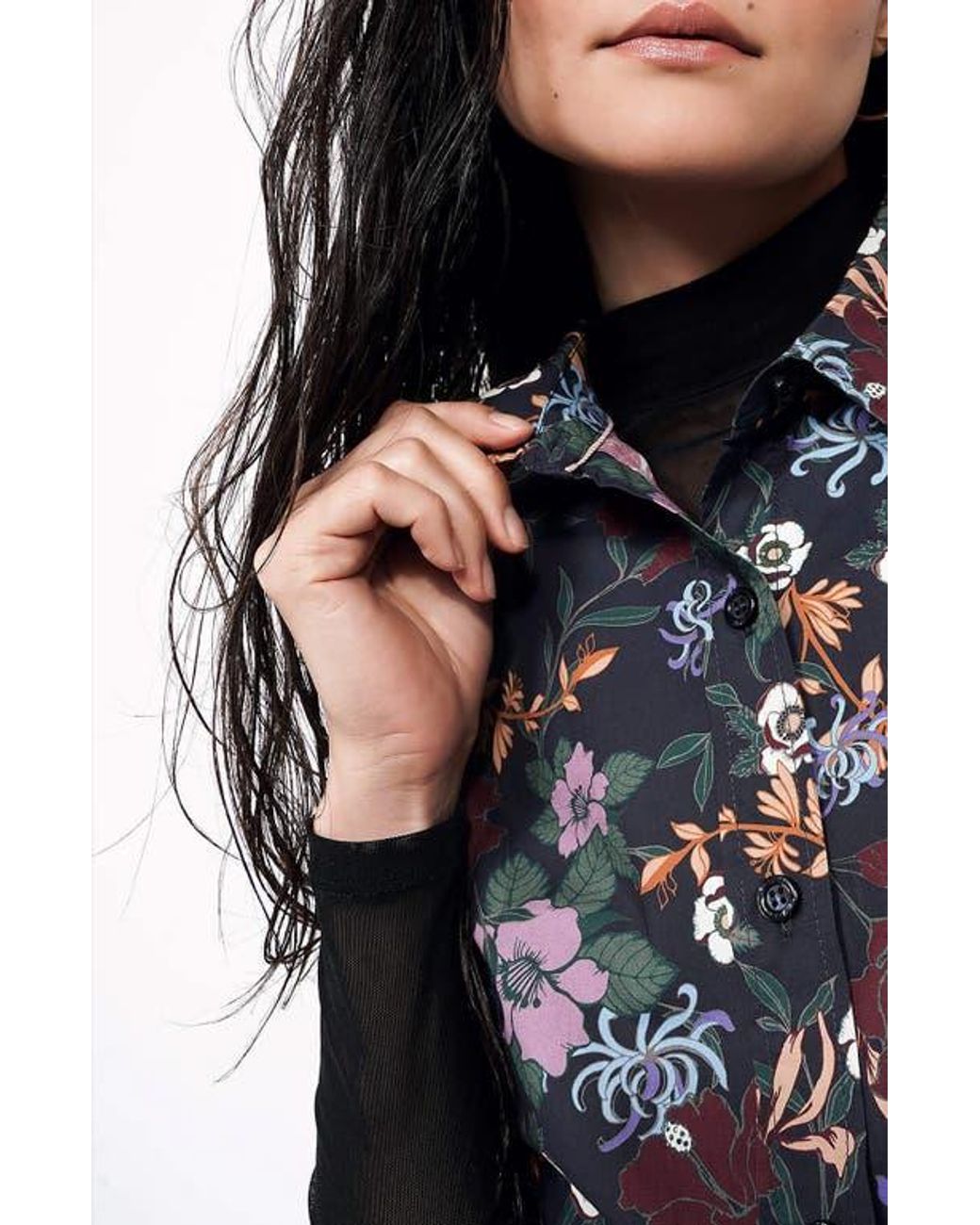 WILDFANG Blue The Essential Button Up