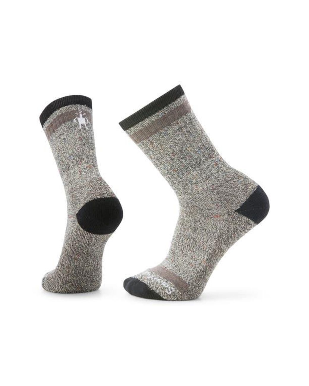 Smartwool Gray Everyday Larimer Wool Blend Crew Socks for men
