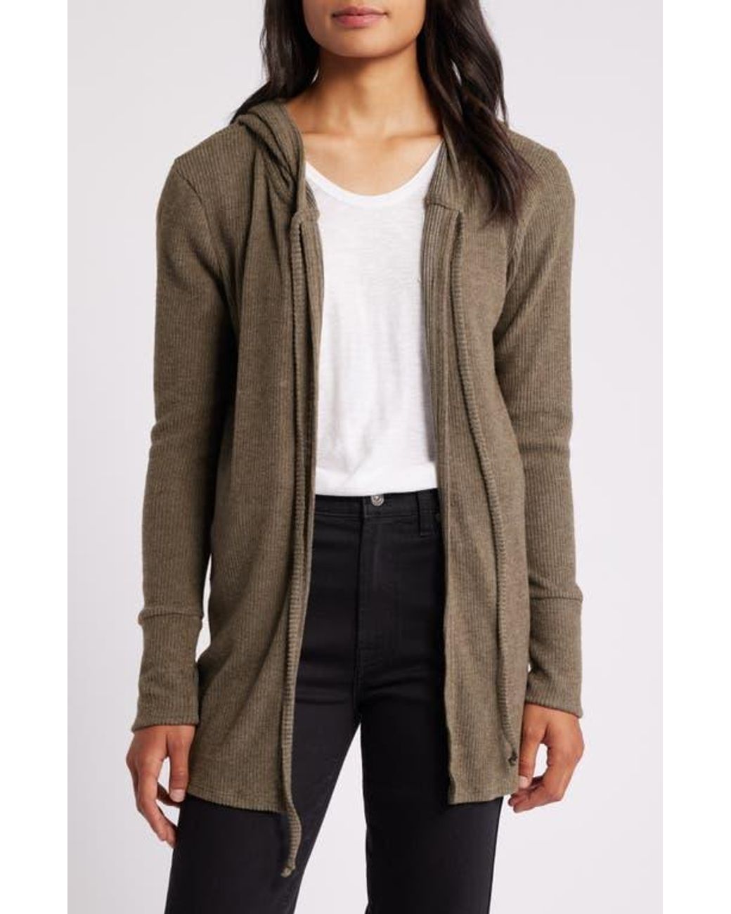 Barefoot dreams coastal hooded cardigan best sale
