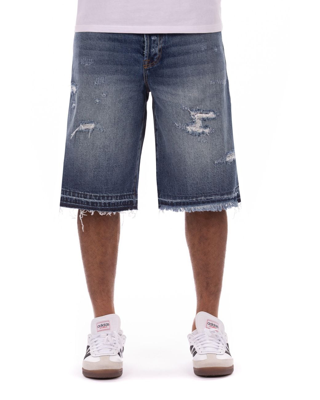 BBCICECREAM Blue Onibaba Shorts for men