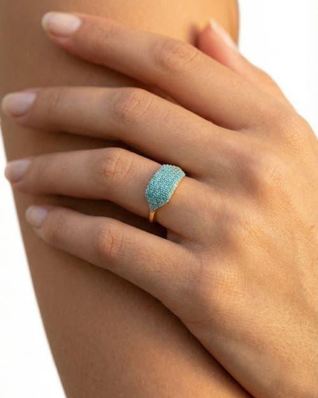 Native Gem Green Id Ring