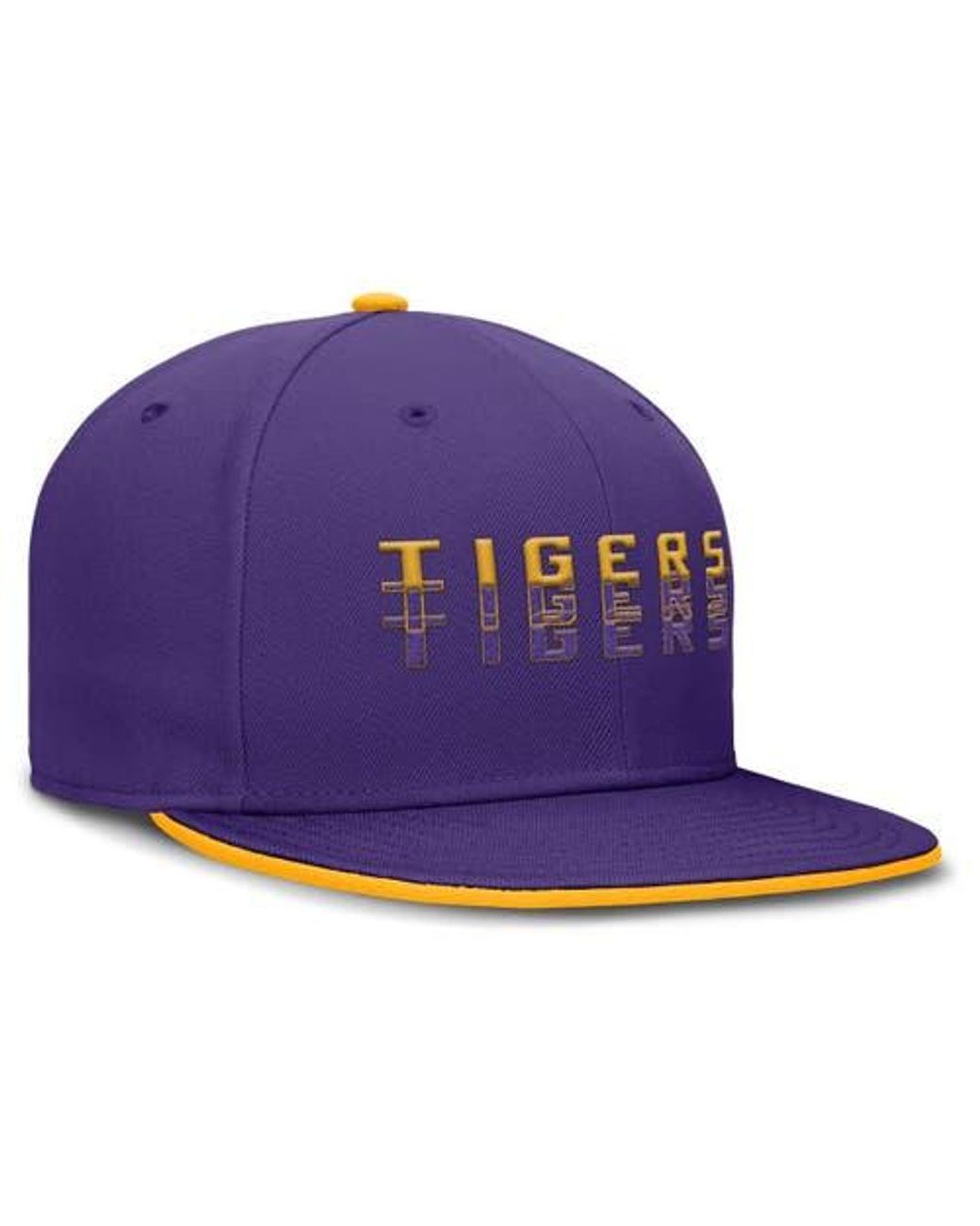Nike Purple Lsu Tigers True Primetime Performance Fitted Hat for men