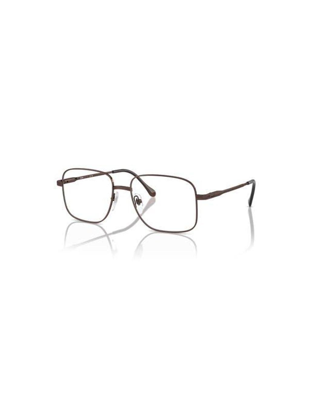 Sferoflex Black 55Mm Square Optical Glasses for men