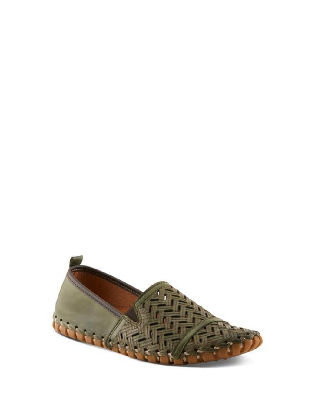 Spring Step Green Kapri Flat