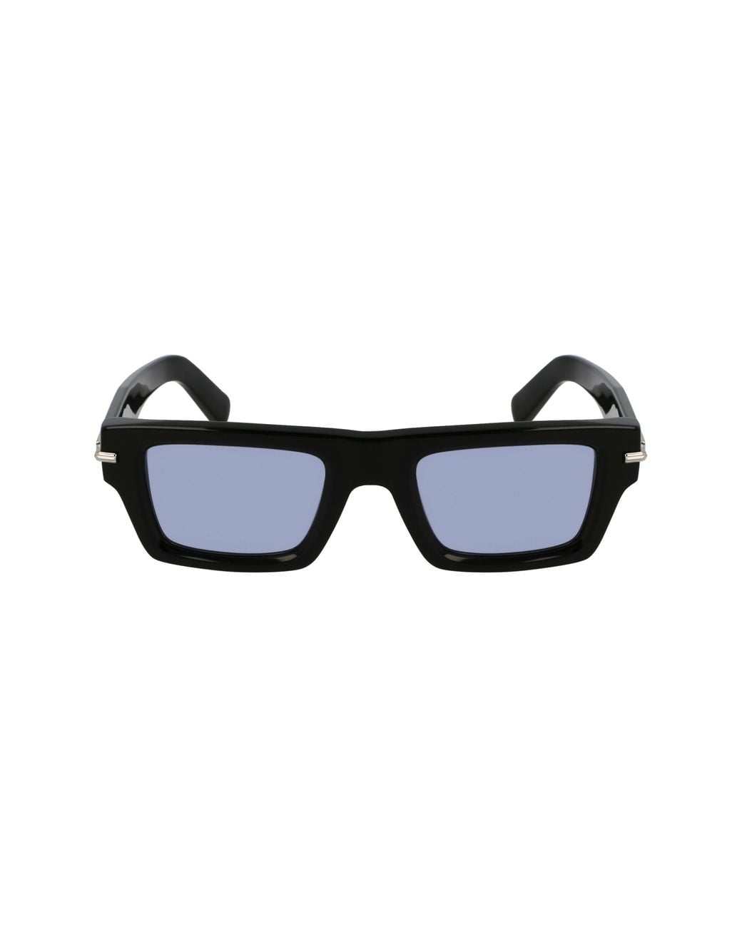 Ferragamo Blue Prisma 50Mm Rectangular Sunglasses for men