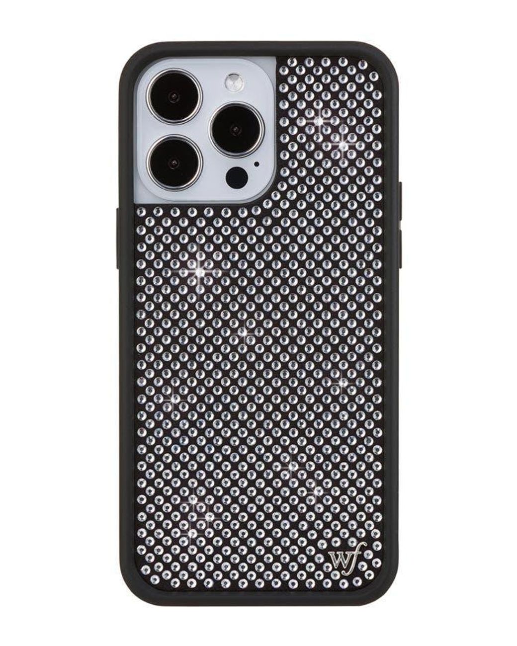Wildflower Cases Black Rhinestone Iphone Case