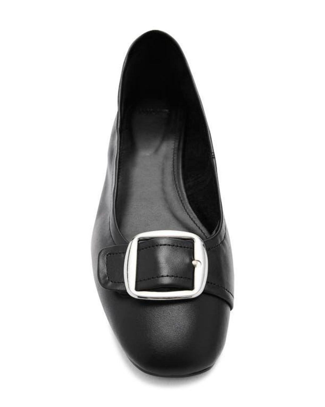Mango Black Buckle Pump