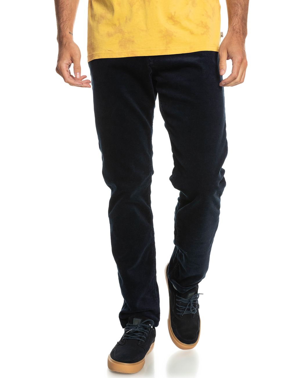 Quiksilver Kracker Tapered Corduroy Pants in Blue for Men Lyst