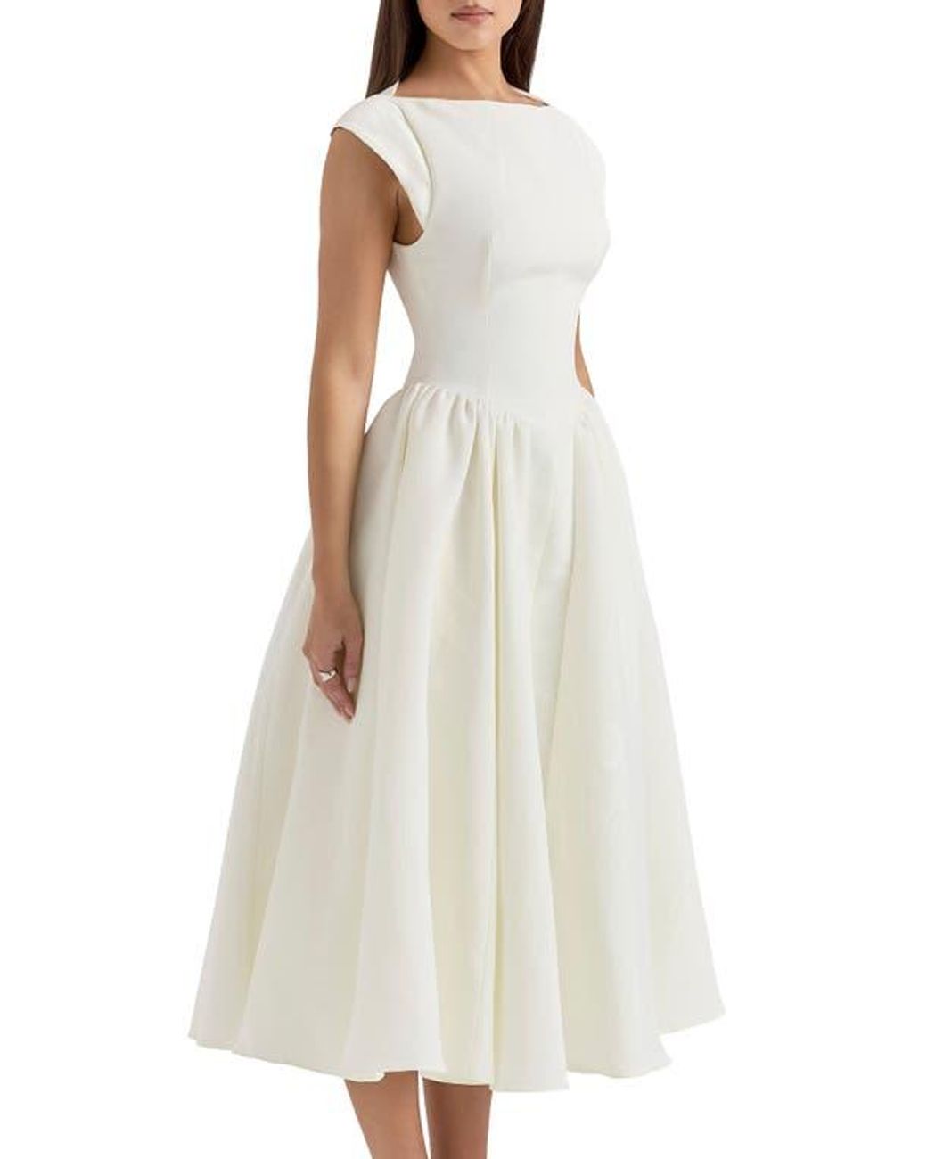 house of cb open back dress House OF CB Open-Back Jersey Maxi Dress