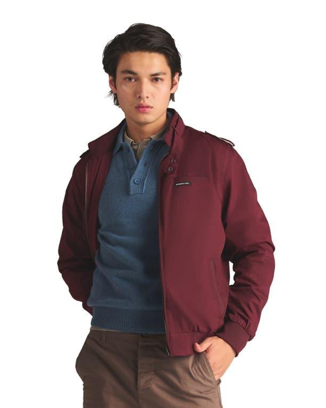 Members Only Classic Iconic Racer Jacket in Red for Men | Lyst