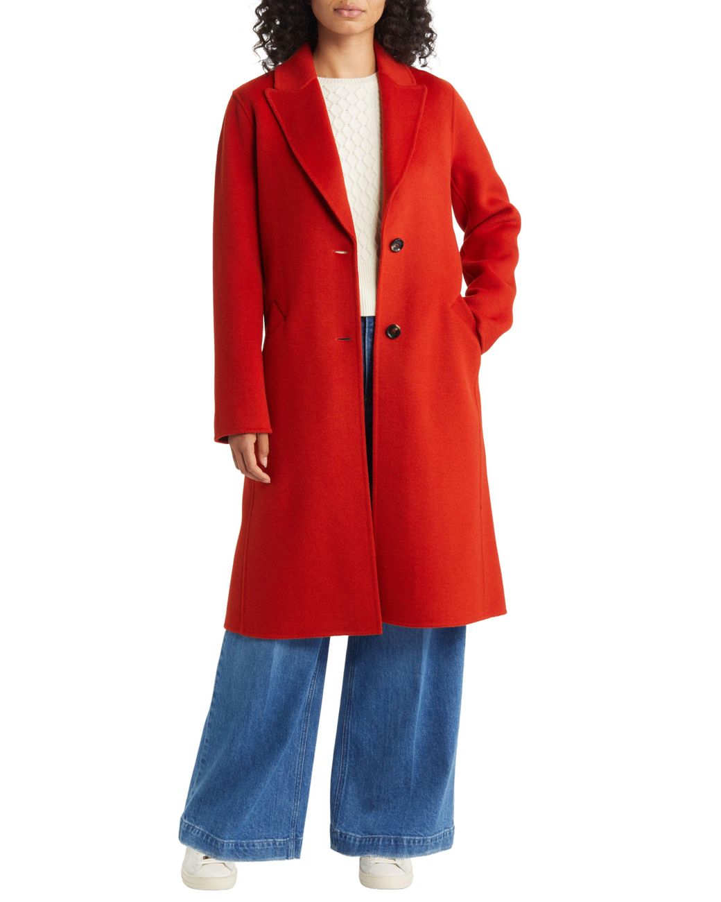 Michael kors red top women's coat