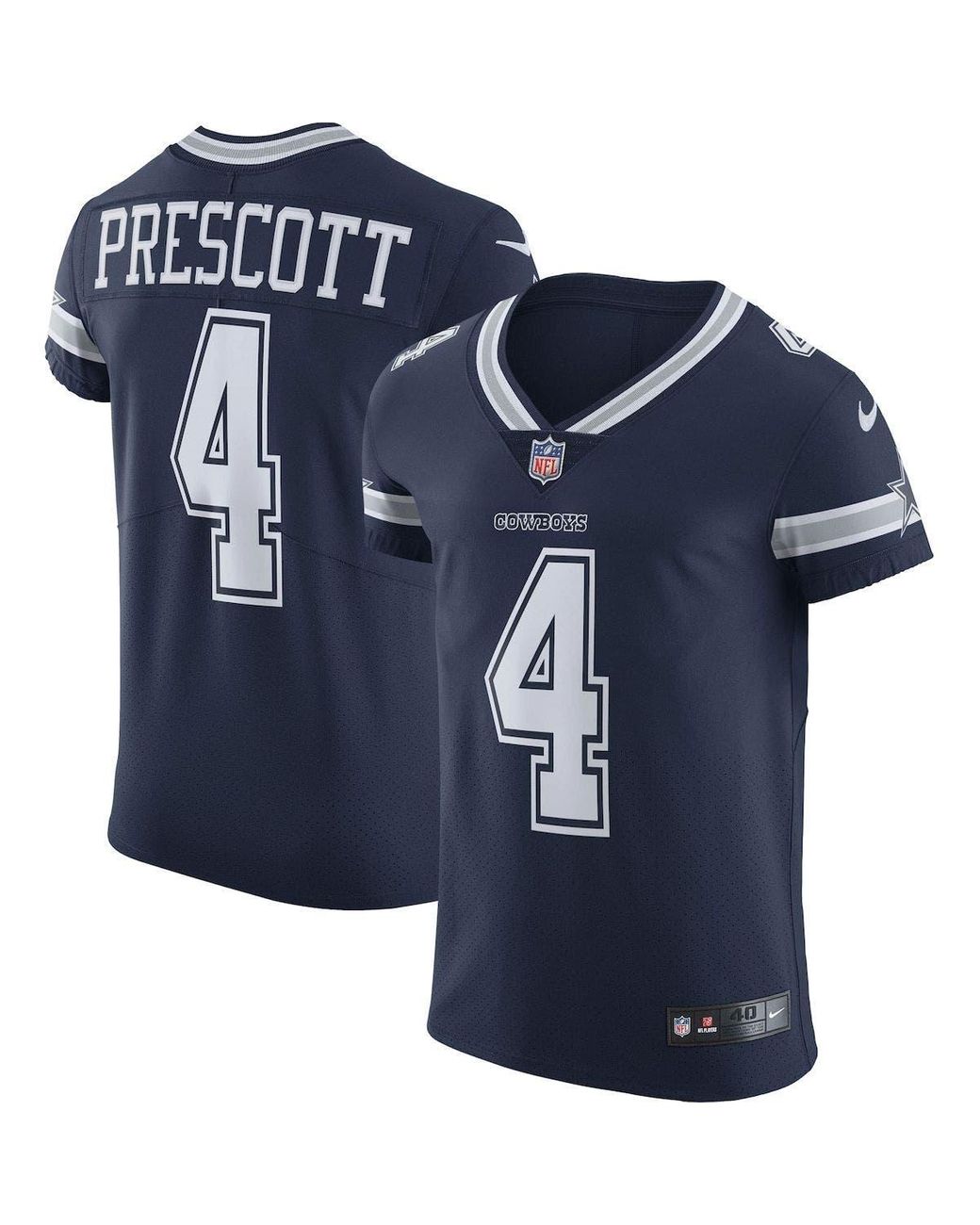 Nike Dak Prescott Dallas Cowboys Alternate Vapor Elite Player Jersey At