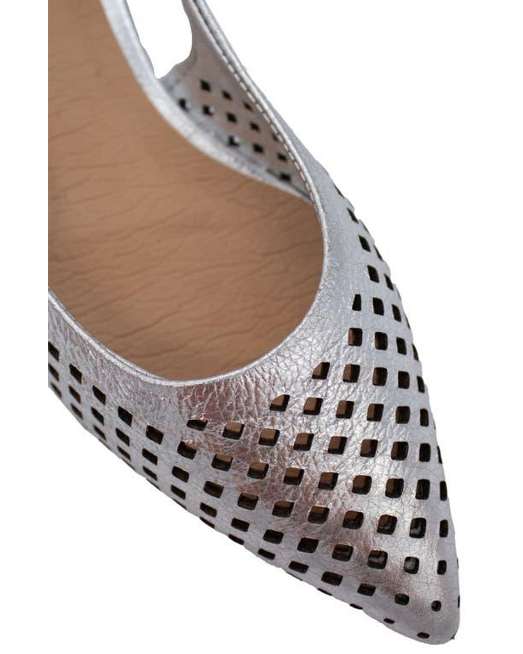 BOTTER Metallic Botalessandra Slingback Pointed Toe Pump