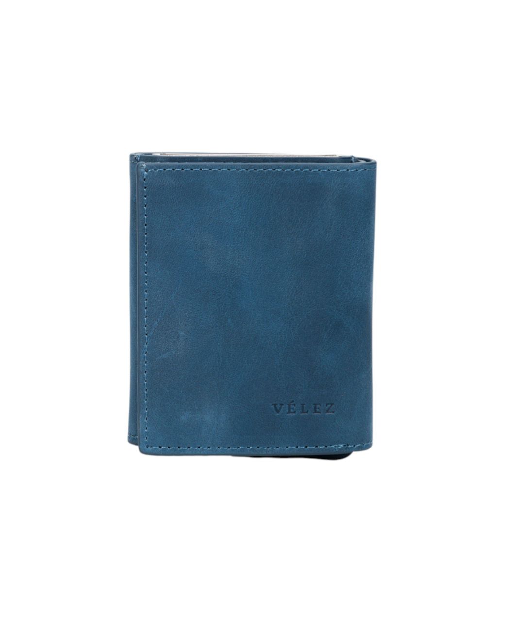 Velez Blue Garry Tech Leather Card Holder for men